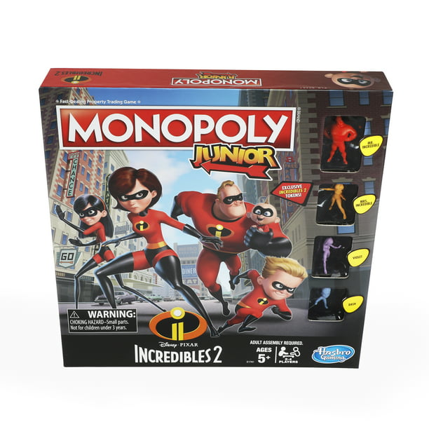 2 - new in blister Board game monopoly junior the indestructible II